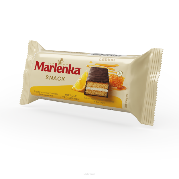20 SZT SNACK MARLENKA® O SMAKU CYTRYNOWYM