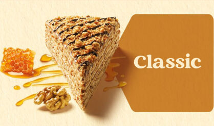 Torcik miodowy MARLENKA® z orzechami włoskimi - 100g