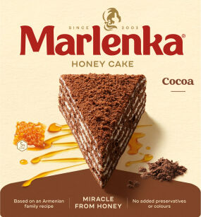 Tort miodowy MARLENKA® z kakao - 800g