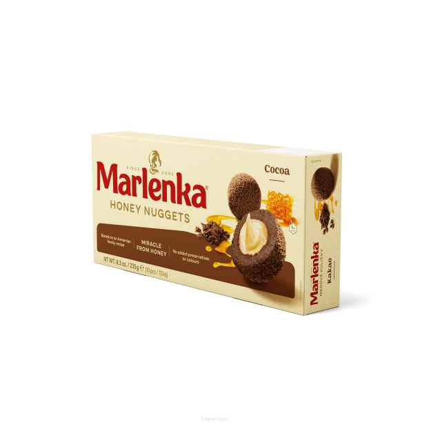 Kulki miodowe MARLENKA® z kakao - 235g