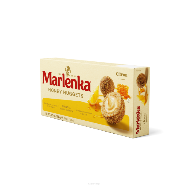 Cytrynowe kulki miodowe MARLENKA® - 235g