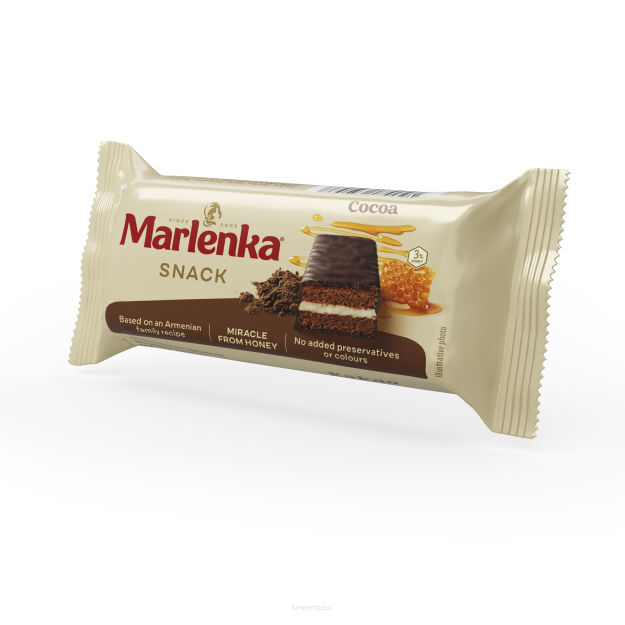 Snack MARLENKA® miodowy z kakao - 50g x 20 szt.